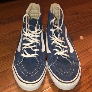 High top blue vans